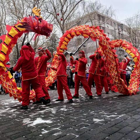 舞龙贺新春 非遗闹元宵 ——花园路街道举办民俗文化节