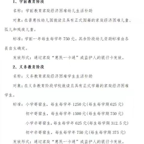 杨埠镇柴店小学2024秋资助政策宣传