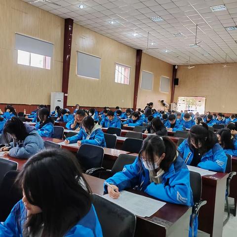 以考促学 以学促用 知行合一——乾县职业教育中心举行2023-2024学年第一学期期中考试
