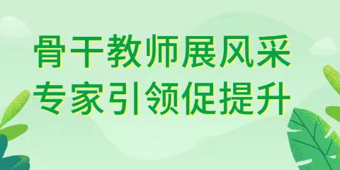 骨干教师展风采、专家引领促提升——﻿区骨干教师考核纪实