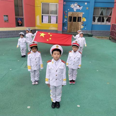 铭记历史    勿忘国耻——灵武市第一幼儿园中三班升旗仪式