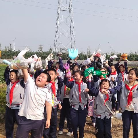 五育并举育桃李  春华秋实笑秋风 _平邑县实验小学秋收