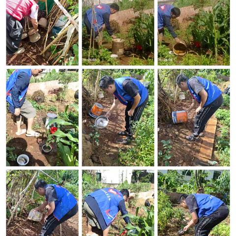 仙云社区开展爱国卫生运动和翻盆倒罐活动