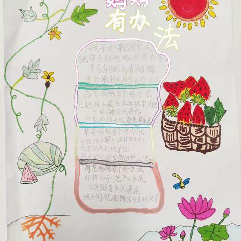 《植物妈妈有办法》仿写练习