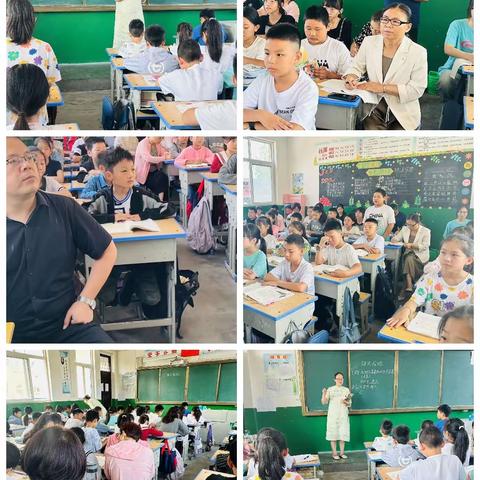 教研促提升，听评促成长——漯河市临颍县颍川学校教育集团台陈校区中心小学开展语文教研组第二次听评课活动。