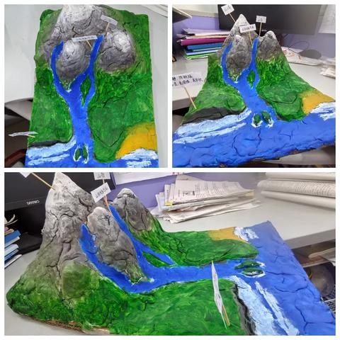 2025年八所中学高三年级“艺体节”地理模型制作作品