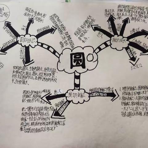 思维导图画万卷，深耕细作秋满园——实验小学六年级数学假期作业