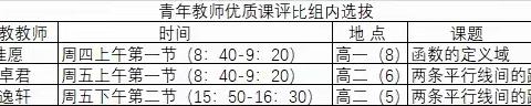 学而乐数——海口景山学校青年教师优质课评比高中数学组内选拔赛