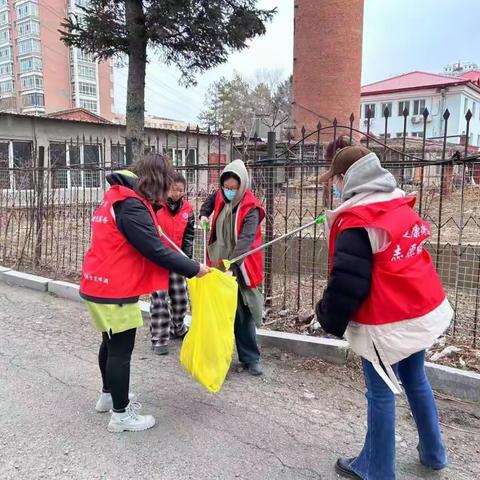 电业社区春季垃圾分类活动，共筑亚冬会绿色环保之路