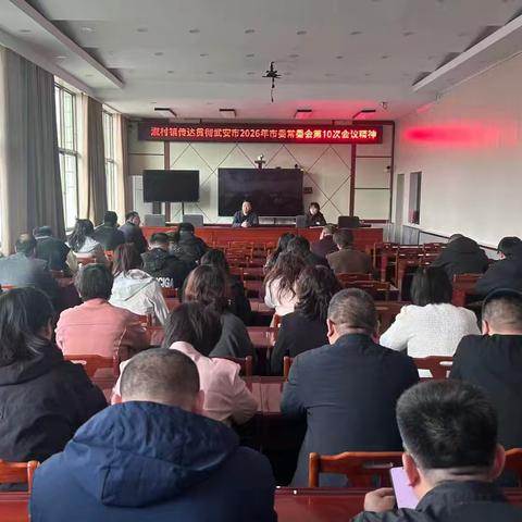 淑村镇传达贯彻武安市2026年市委常委会第10次会议精神