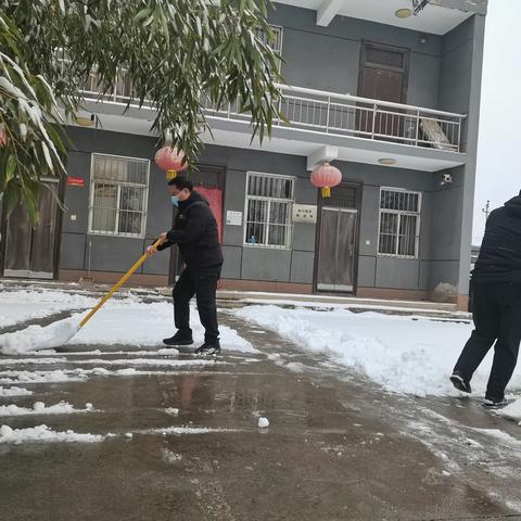 以“雪”为令  今早你扫雪了吗？