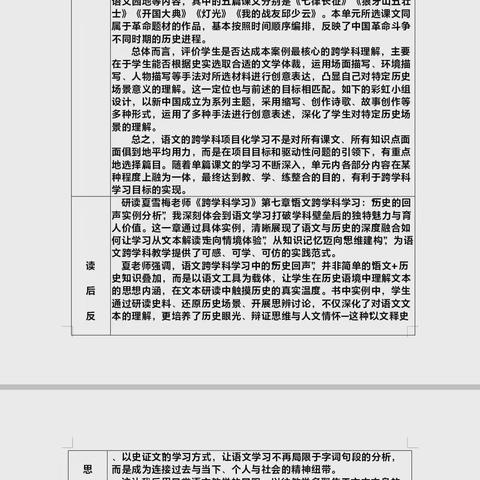 以书为梯，赋能教学 ————滨城区“共读一本书”名师名教研组长初中史地政组10月份读书纪实