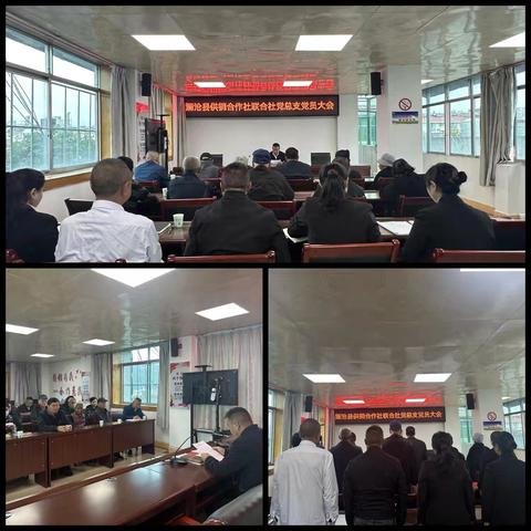 澜沧县供销合作社联合社党总支党员大会胜利召开