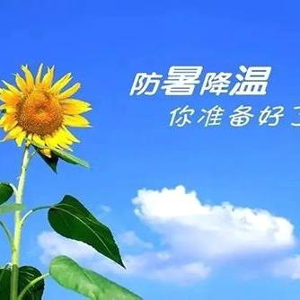 【健康课堂】夏季高温防暑温馨提示