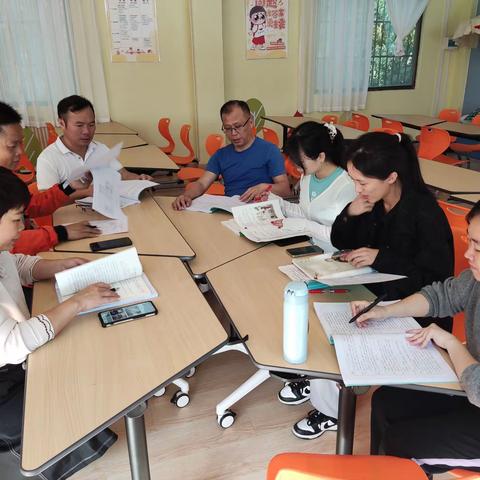 语行共奋进   文研启新程——记白马井实验小学五年级语文组第一次集体备课