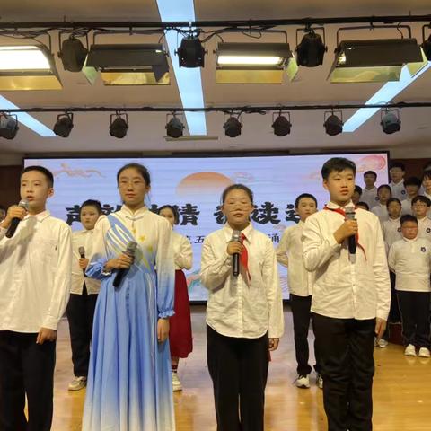 声韵传情 诵读逐梦——民权县育才学校五、六年级诵读活动