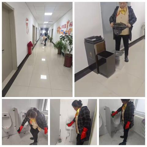 每周对消防三楼卫生清理