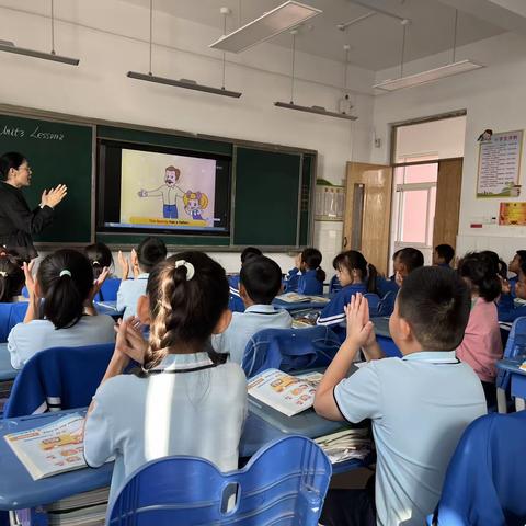 高效课堂，精彩纷呈——广饶县乐安街道中心小学英语组精品课展示活动