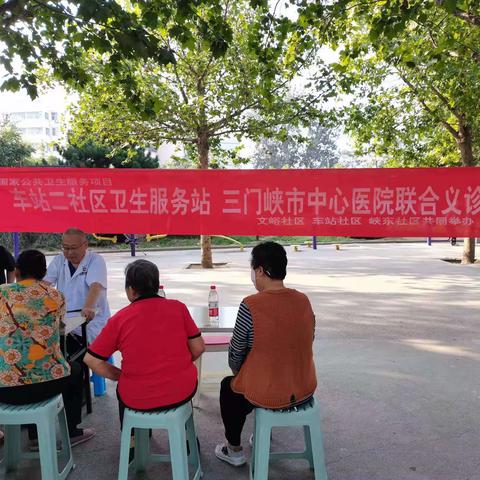 健康义诊进社区，为民服务暖人心