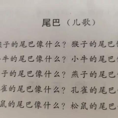 中班第十四周学习内容