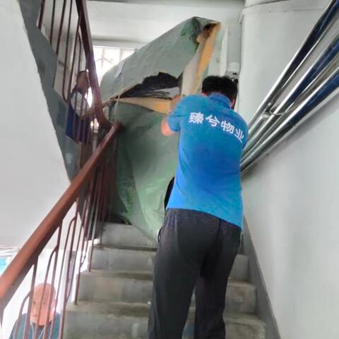 守护家园安全线：网格员及时清除楼道“隐形炸弹”