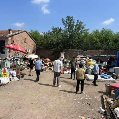 筑牢安全防线 严守经营底线： 侯家庙镇开展辖区回收站点专项安全检查行动