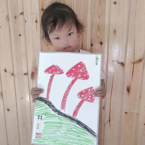 乐哈哈国际幼儿园🏫森林童画🎨（小五班）《枯树上的小蘑菇🍄》