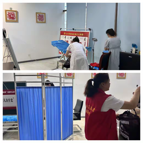 姬家街道泾环南路社区联合高陵区妇幼保健院开展“社区服务零距离 两癌筛查暖民心”活动