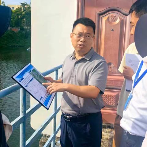 市政府副秘书长谢贻发同志带队到腊尾山塘开展2025年第三季度巡河督察工作