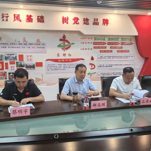 公司党委委员副总经理郝志刚，运营管理部部长王金磊一行到德州东收费站调研工作