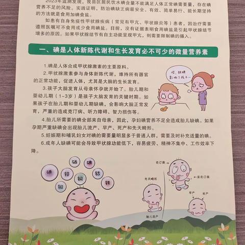 食盐加碘防疾病  平衡营养健康行——王称堌中心小学开展防治碘缺乏病和营养均衡健康大讲堂宣传活动。