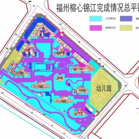 2022年6月24日福州甘蔗榕心锦江大区施工日报