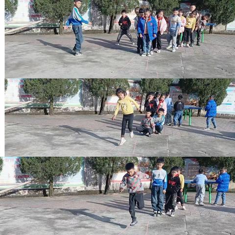 黄港镇柘坑小学课间十分钟 师生“童”快乐