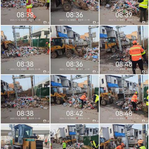 八一村死角卫生专项整治活动