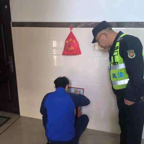 竹马乡联合执法大队对两房一店进行常态化检查