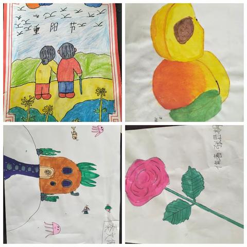 姜庄小学“我要学绘画”课堂作品