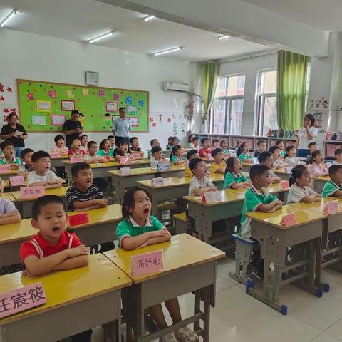 小荷才露尖尖角，行为习惯初养成———莒南县第八小学一年级“立规养习”养成课程一周展示及培训