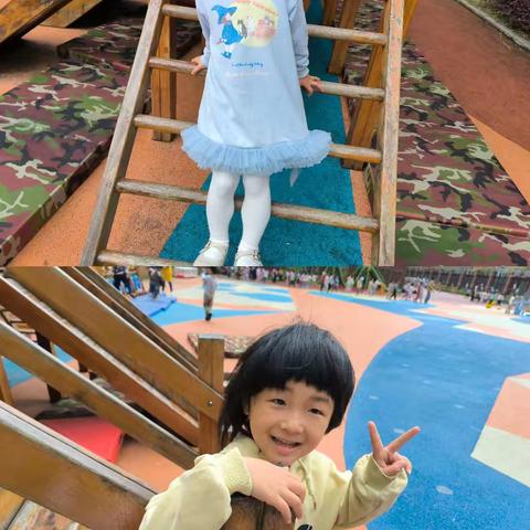 玩转滑梯，趣味攀爬——观山湖区第四十幼儿园中五班