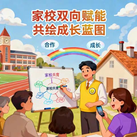“家校双向赋能，共绘成长蓝图 ”——贾宋镇中家长会