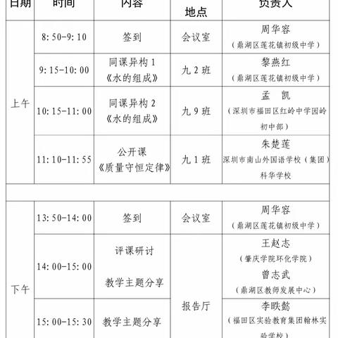 “以研促教,携手发展”——肇庆市曾志武名教师工作室和深圳市杨晓琳名教师工作室联合研修暨培训活动