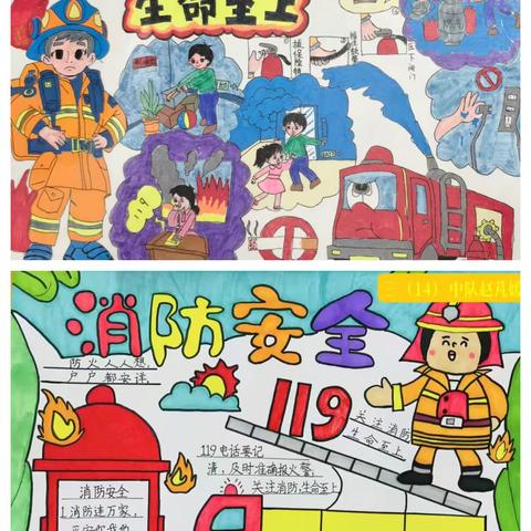 暑期活动秀｜三（14）中队——防患未燃于心 筑牢责任于行