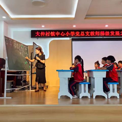 【强镇筑基在行动】大仲村镇中心小学党总支教师梯级发展之数学教学系列活动纪实
