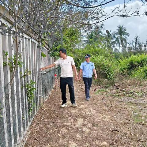 文罗镇开展博鳌亚洲论坛年会期间沿线铁路护路巡查工作