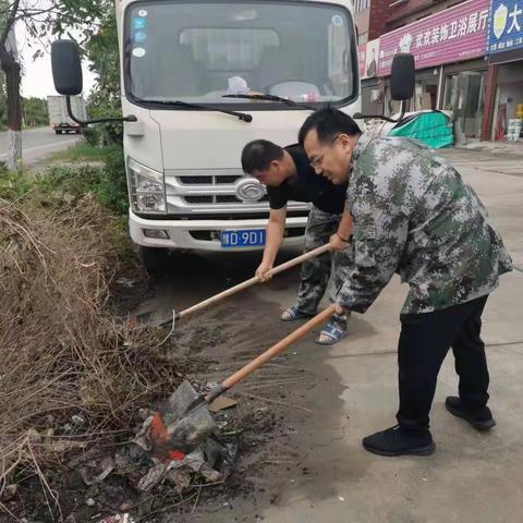 渣园乡持续开展“全民创建日”活动