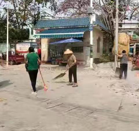 勤丰村开展国庆节人居环境卫生整治工作