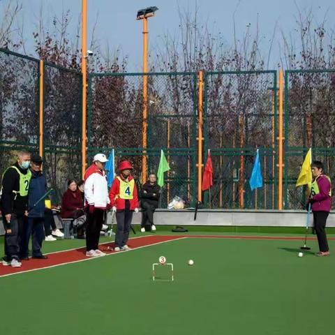 六安分行离退休老同志积极参加六安市2024“福彩杯”年度总决赛暨第十六届“古井杯”门球精英赛