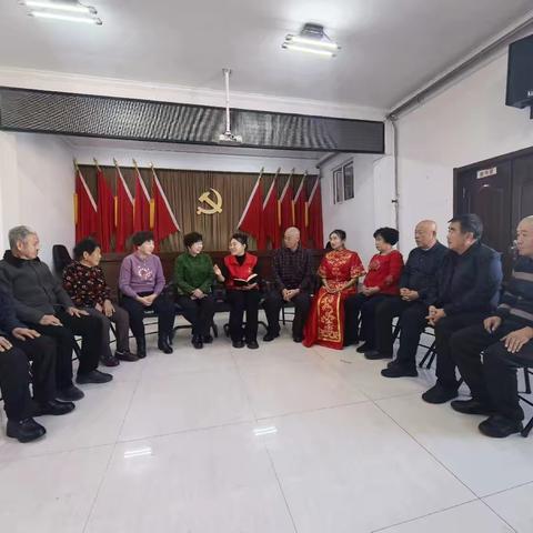 情暖金婚 定格幸福——敖其镇巾帼志愿服务暖冬行动