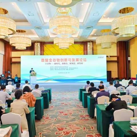 蒸谷食品集团董事长严伟龙受邀参加“首届全谷物创新与发展论坛”