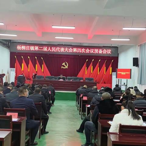 杨柳庄镇第二届人民代表大会第四次会议胜利召开