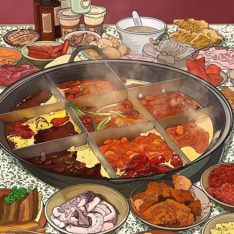 《喜迎寻年记，火锅咕嘟咕嘟》——我在启航幼儿园吃火锅啦！